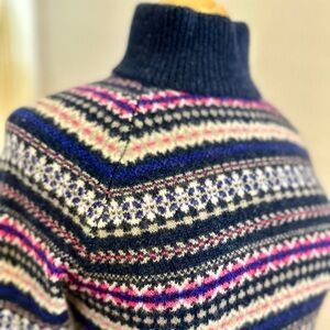 J. Crew Fair Isle Turtleneck Sweater